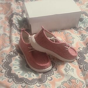 Stylish Slip on Pink Kids Shoes